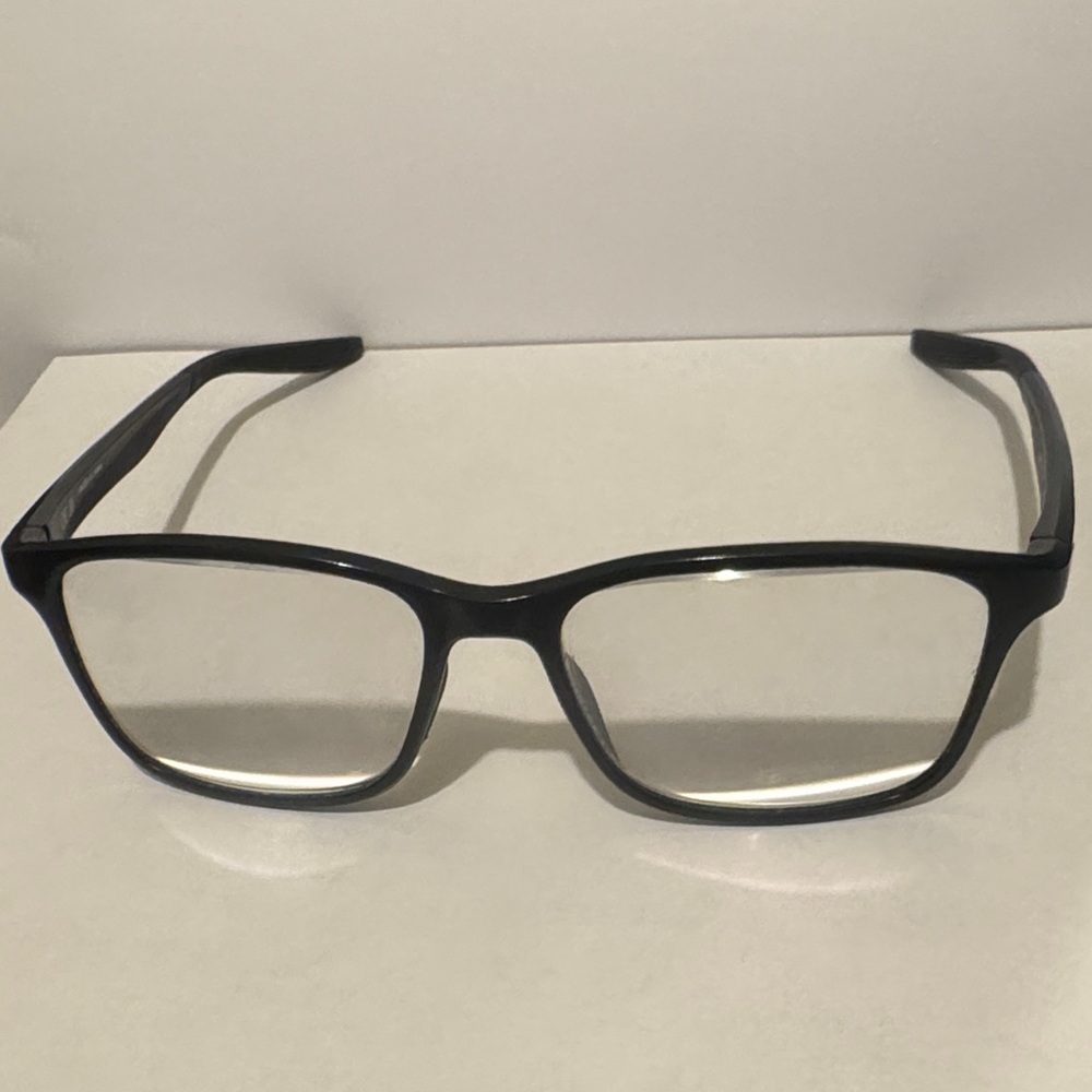 Nike Black Rectangular Eyeglasses